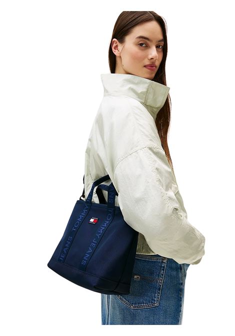 Borsa tote Essential con logo ripetuto Tommy Hilfiger | AW0AW17566C1G